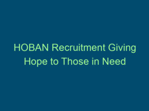 HOBAN Recruitment Giving Hope to Those in Need This Christmas Top Line Recruiting hoban recruitment giving hope to those in need this christmas 465