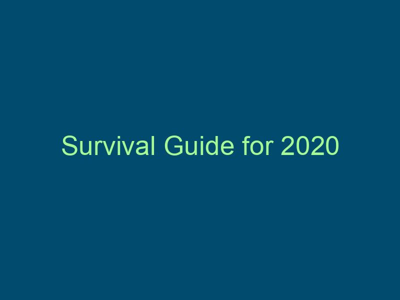 Survival Guide for 2020 Top Line Recruiting survival guide for 2020 595